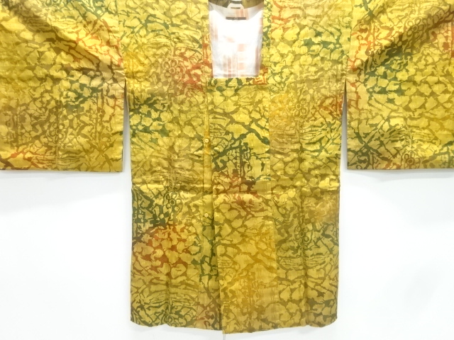 抽象模様道行コート